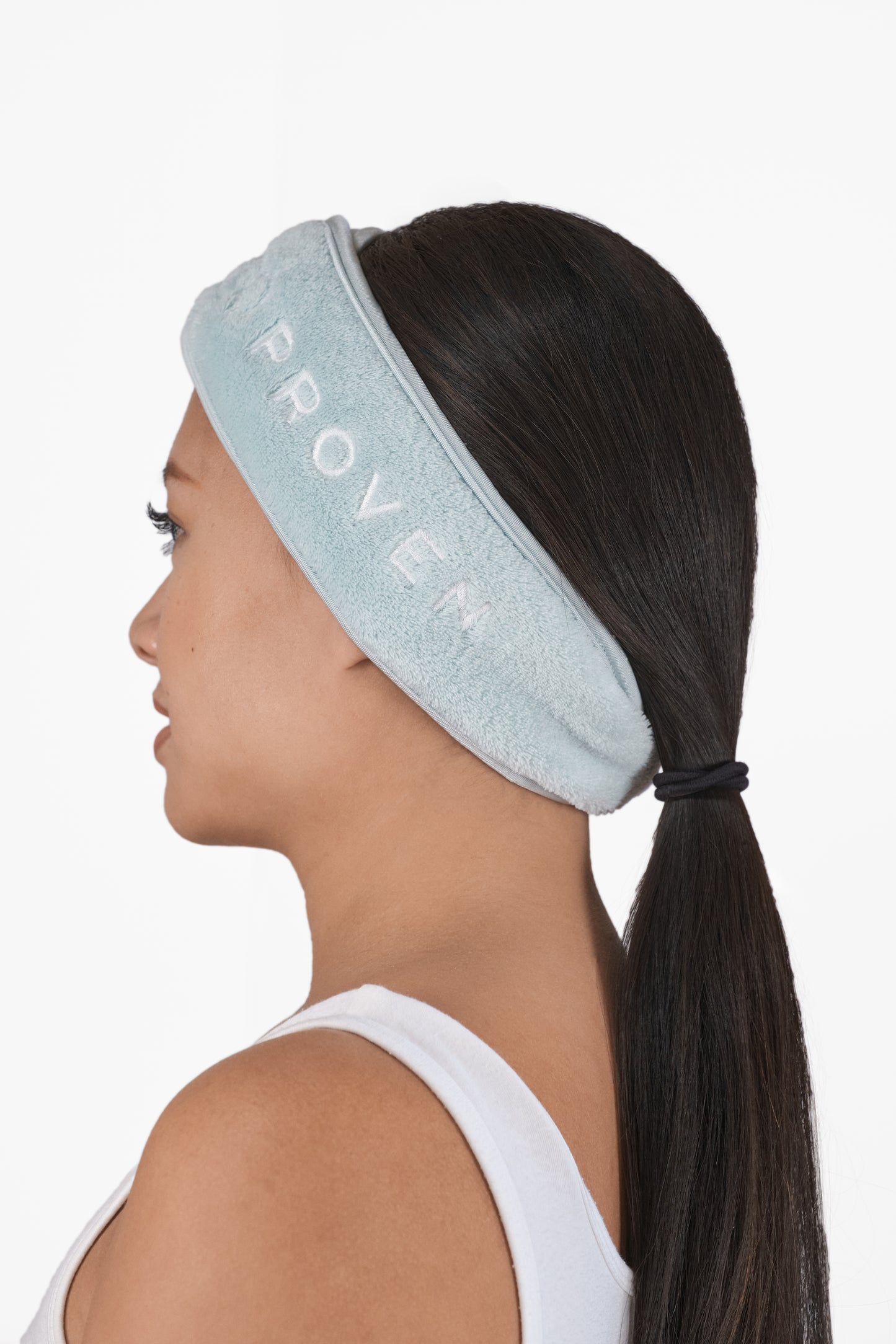 Microfiber Spa Headband and Satin Pouch